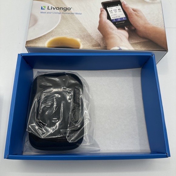 Livongo Connected Meter Kit With Test Strips Glucose Solution Booklet Open Box - Picture 7 of 13